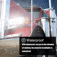 5x7 7x6 inch Led Headlights Replacement for Jeep YJ Cherokee XJ H5054 H6054LL 6052 6053 2 Pcs