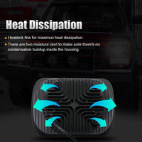 5x7 7x6 inch Led Headlights Replacement for Jeep YJ Cherokee XJ H5054 H6054LL 6052 6053 2 Pcs