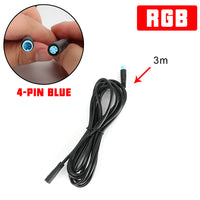 118"Extension Wire for Sunpie 8pod RGB Rock Light Kit 4 Holes (Blue 4pin)