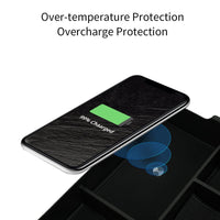 Wireless Charging Center Console Organizer Compatible with 2014-2020 2021 Tundra Accessories