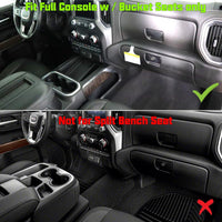 Wireless Charging Center Console Organizer Compatible with 2014-2018 Chevy Silverado Tahoe Suburban and GMC Sierra Yukon Tray Accessories Armrest Storage