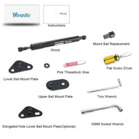 2015-2019 F150(NOT Lariat) Tailgate Assist Shock Truck Lift Assist for F-150 Pickup Tailgate EZ Down(Torx Wrench was Included)