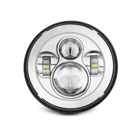 7 inch 4D 40W Round Motorcycle LED Headlights for Harley Davidson