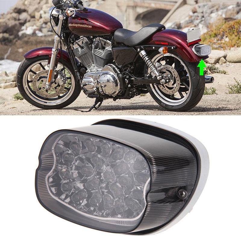 Motorcycle Taillight Integrated Brake Light Turn Signal for Harley Davidson
