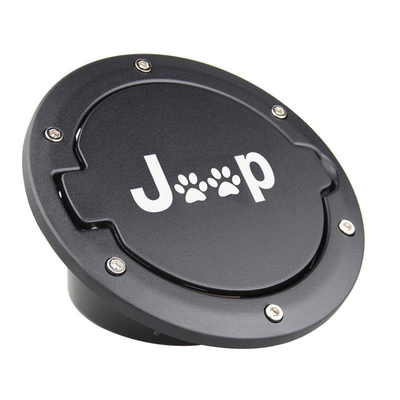 Fuel Filler Door Cover Gas Tank Cap for 2007-2017 Jeep Wrangler JK