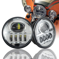 4.5 inch 5D 50w LED Auxiliary Spot Light Motorcycle Driving Lamp for Harley Davidson