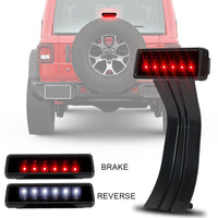 LED 3rd Two Colors Brake Lights Tail Lights for 2007-2017 Jeep Wrangler JK