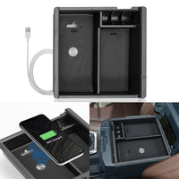 Wireless Charger Center Console Insert Organizer Tray for 2016-2020 Toyota Tacoma