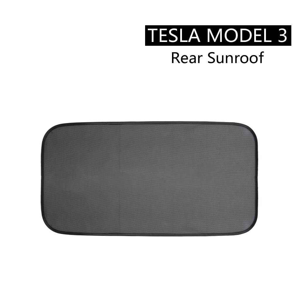 Tesla Model 3 Front & Rear Sunroof Glass Roof Sunshade Kit