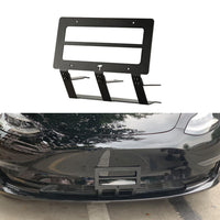 Tesla Model 3 Front License Plate Bracket Mounting