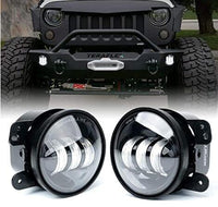 4 inch 30w LED Fog Lights for 07-17 Jeep Wrangler JK JKU TJ LJ