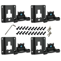 Ford F-150 F-250 F-350  Boxlink Tie Down Anchors Brackets & Truck Bed Cleats Plates Kit 4 Pack