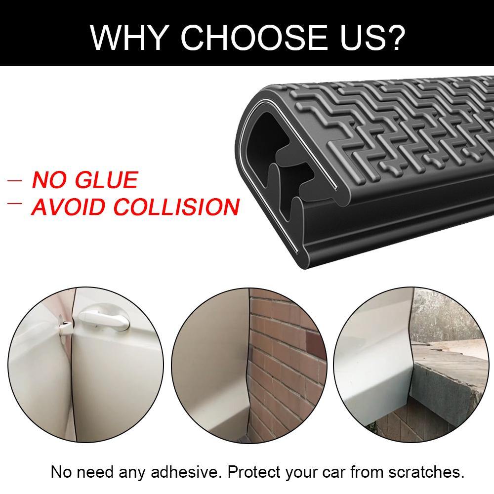 Car Door Edge Guards 32 4 5Ft 10M Universal Fit Rubber U Shape Edge T Winunite