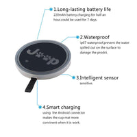 Car RGB LED Cup Holder Mats Lights for Jeep Wrangler JK  Interior Accessories