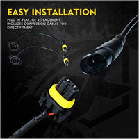 4 inch 30w LED Fog Lights for 07-17 Jeep Wrangler JK JKU TJ LJ