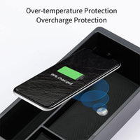 Wireless Charger Insert Center Container Storage Box For 2014-2018 Chevrolet Silverado GMC