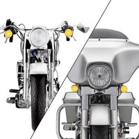 Front Amber LED Turn Signal Lights 1156 LED Lighting Bulb for Harley Davidson