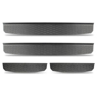 Front & Rear 4 Door Entry Guard Sill Plate Protectors for 2018 2019 Jeep Wrangler JL JLU