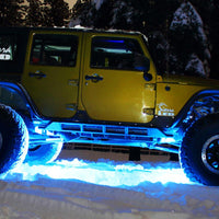 LED Rock Lights Kit 6 Pods Monochrome White Red Yellow Blue Green