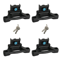 Ford F-150 F-250 F-350  Boxlink Tie Down Anchors Brackets & Truck Bed Cleats Plates Kit 4 Pack