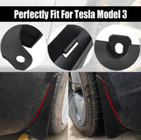 Tesla Model 3  Plastic Mud Flaps Splash Guard Fenders 4PCS