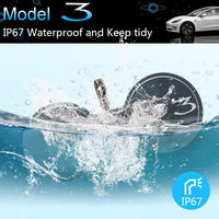 Tesla Model 3 USB Unique Glowing Cup Pad