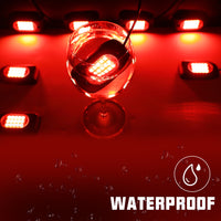 Winunite 8 Pods RGB LED Rock Lights App & Remote Control