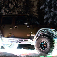 LED Rock Lights Kit 6 Pods Monochrome White Red Yellow Blue Green