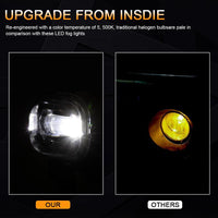 LED Fog Lights Assembly For Ford F250 F350 F450 Super Duty 2005 2006 2007