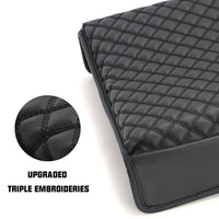 2015-2020 F150 W/Center Console Cover with Upgraded Triple Embroideries Designed for 15-20 F150