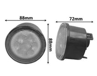 Front Grill Signal Parking Lights Low Power Turn Signal Lights for 2007-2017 Jeep Wrangler JK