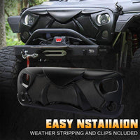 Front Cobra Grill Matte Black Grille For Jeep Wrangler JL