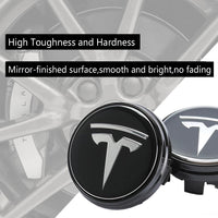 Tesla Model 3 Accessories Blue Light-emitting Logo Wheel Caps
