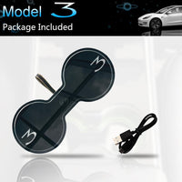 Tesla Model 3 USB Unique Glowing Cup Pad
