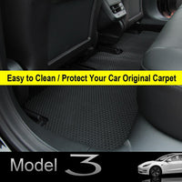 PVC Material Tesla Model 3 Floor Mats
