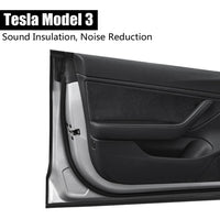 Tesla Model 3 Car Door Seal Kit Rubber 8 Pieces
