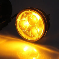 Amber/Smoke LED Front Turn Signal Lights for 2007-2018 Jeep Wrangler JK