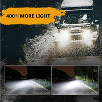 7" Round LED Headlights for 1976-2018 Jeep Wrangle CJ/TJ/LJ/JK/JKU