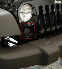Front Grill Signal Parking Lights Low Power Turn Signal Lights for 2007-2017 Jeep Wrangler JK