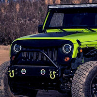 4 inch 30w Cree RGB Rotating Halo LED Fog Lights For Jeep Wrangler JK JKU & Harley