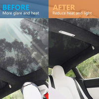 Tesla Model S Glass Roof Front Windshield Sunshade