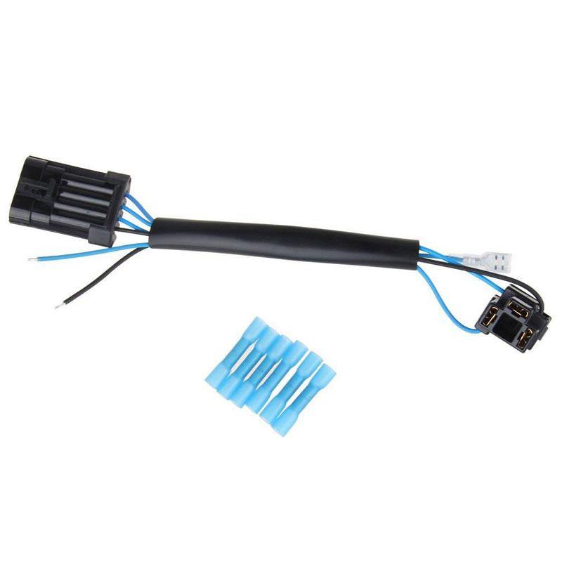LED Headlight 4 Pin Adapter Wire Harness For 2014+ Harley Davidson Touring and Trike