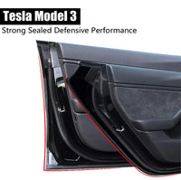 Tesla Model 3 Car Door Seal Kit Rubber 8 Pieces