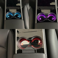Tesla Model 3 USB Unique Glowing Cup Pad