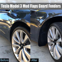 Tesla Model 3  Plastic Mud Flaps Splash Guard Fenders 4PCS