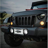 4 inch 30w LED Fog Lights for 07-17 Jeep Wrangler JK JKU TJ LJ