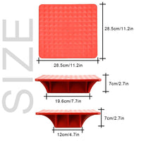 Jack ORB Off- Road Base Fit for Hi Lift Jack/Sky Jack/Trail Jack to Alleviate Jack Hoisting Sinkage