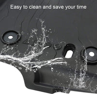 Front and Rear Black Slush Floor Mats for 2018-2020 Jeep Wrangler JL JLU 4 Door