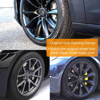Tesla Model 3 Accessories Logo Wheel Caps 5 Types