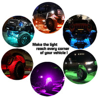 47.2" Extension Cable Wire Cord Set 120cm Connecting Wires for LED Rock Lights Multicolor LED Light Kit